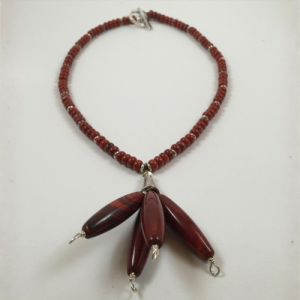 Crimson Trine Necklace