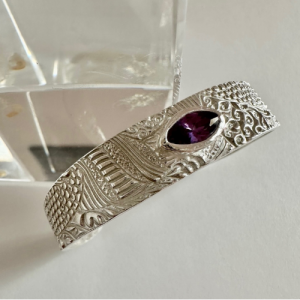 Midnight Etched Cuff