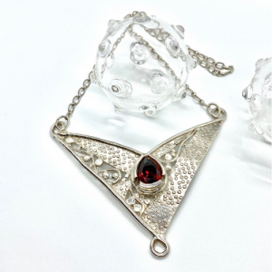 Scarlet Compass Necklace
