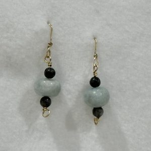 Aquamarine with Black Onxy.