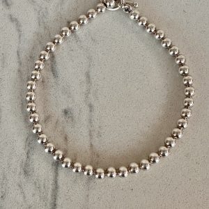 Sterling Silver Bead Bracelet